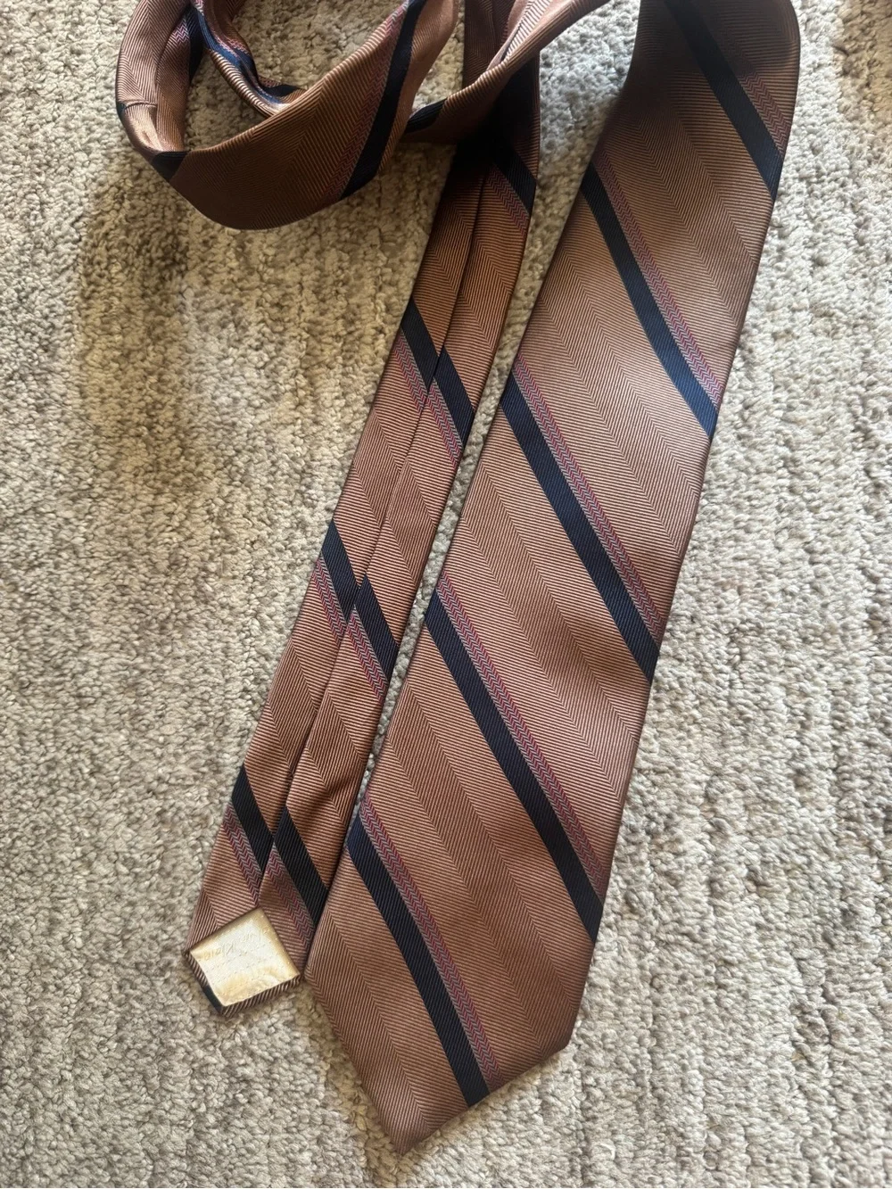 3 Vintage Designer Neckties - Pierre Cardin, Calvin Klein, Brooks Brothers